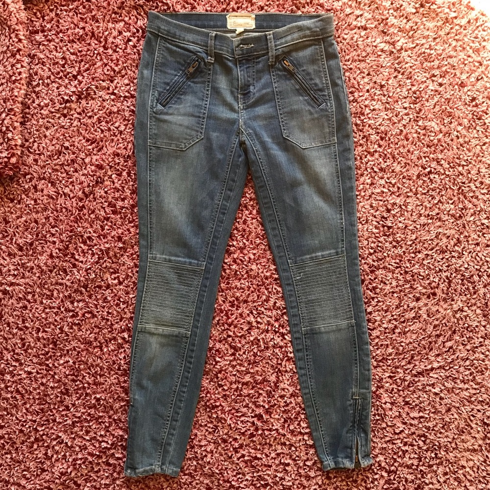 Current Elliot The Moto Stiletto Apache jeans 26